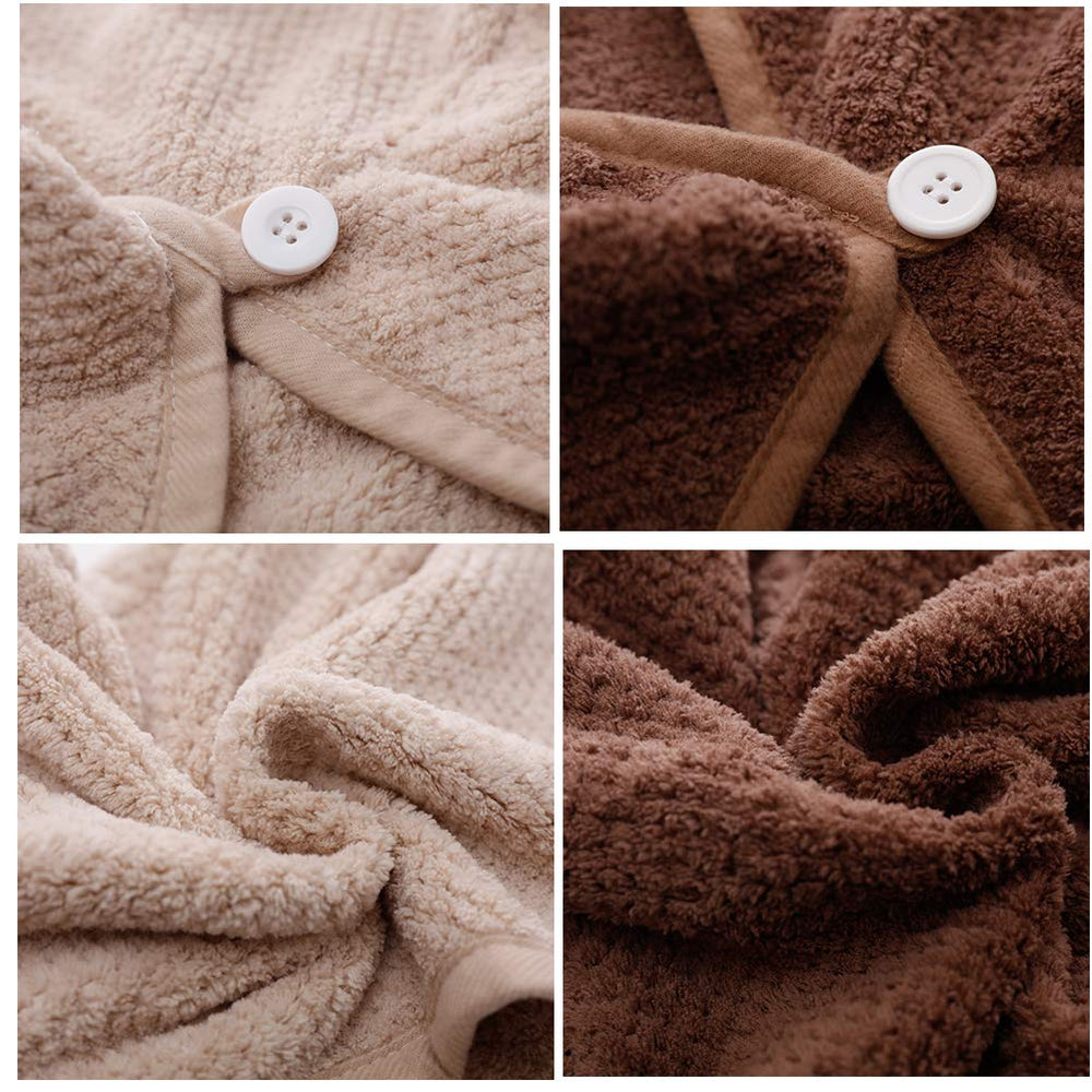 M-bestl 25x65 cm towel fits most head sizes for versatile styling