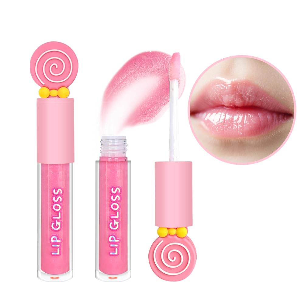 M&U MAKE YOU UP gloss dulce azul, brillo divertido para cumpleaños
