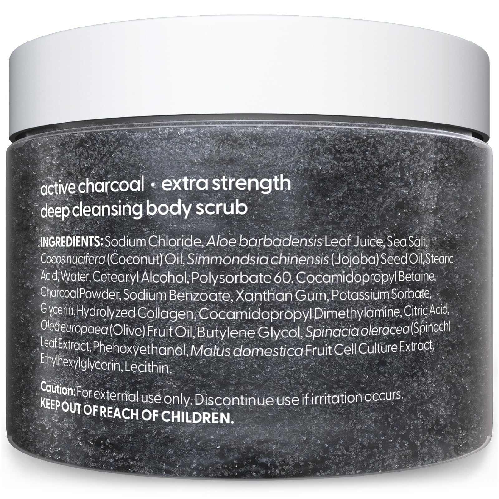 M3 Naturals exfoliante carbón activo manos y pies, con coco para hidratación