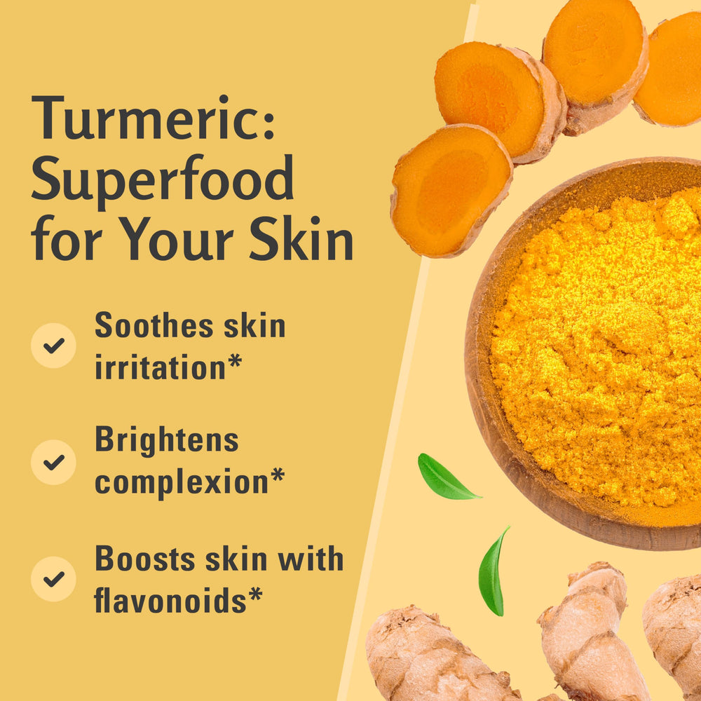 M3 Naturals Exfoliante Curcuma Bote Compacto: práctico para uso en casa.