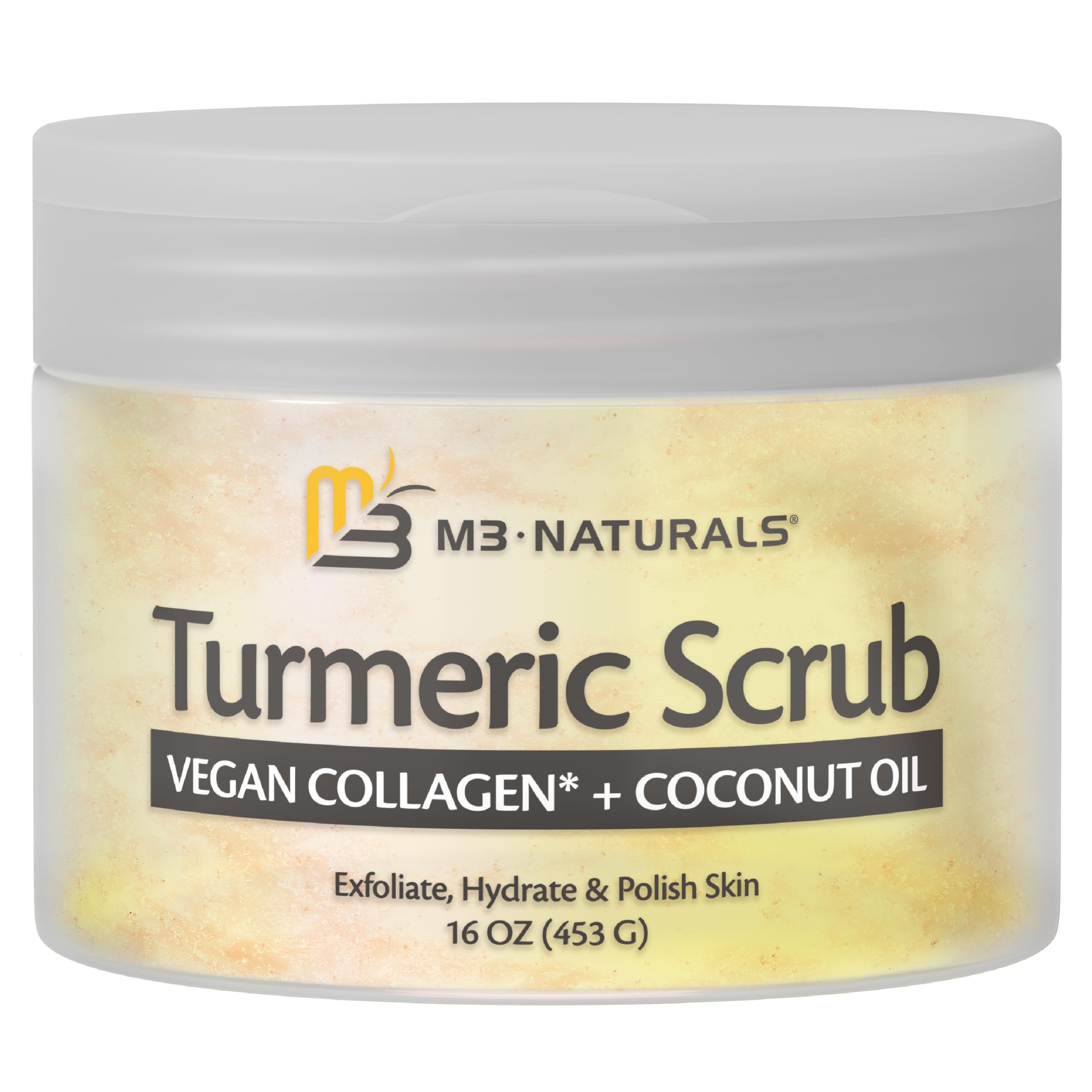 M3 Naturals Exfoliante Curcuma Manos: hidrata y exfolia suavemente.
