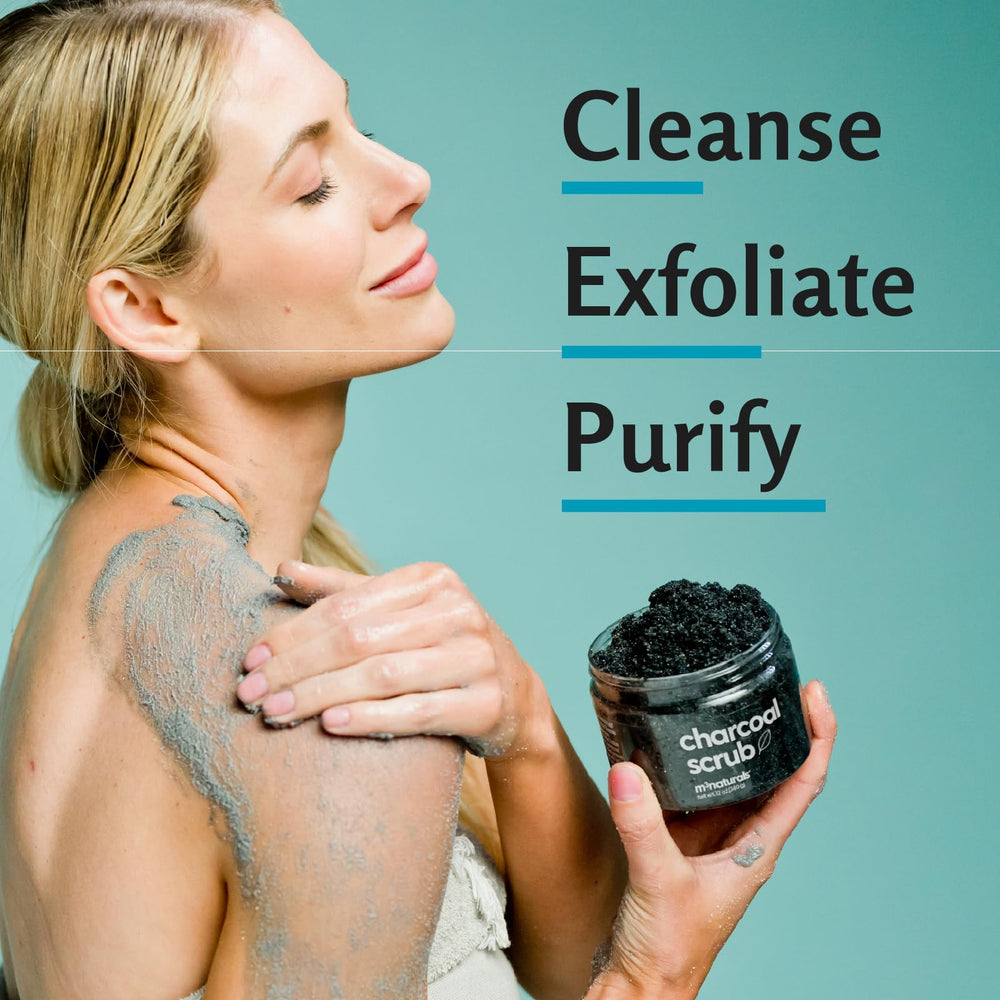 M3 Naturals textura de granulos, ideal para exfoliar suavemente