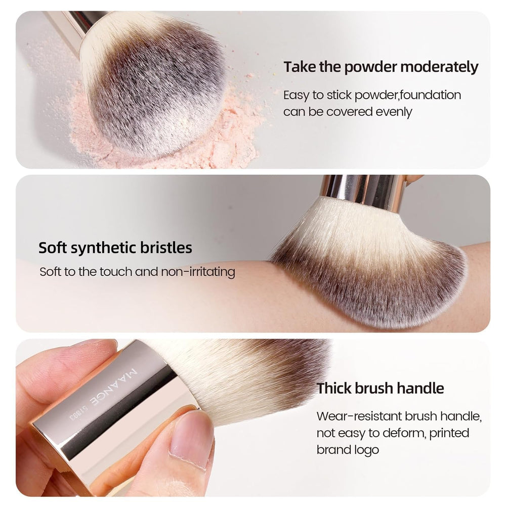MAANGE eye brush collection with precise shapes for detailed eye looks.