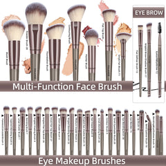 MAANGE eyeshadow brushes designed for precise blending and vibrant color