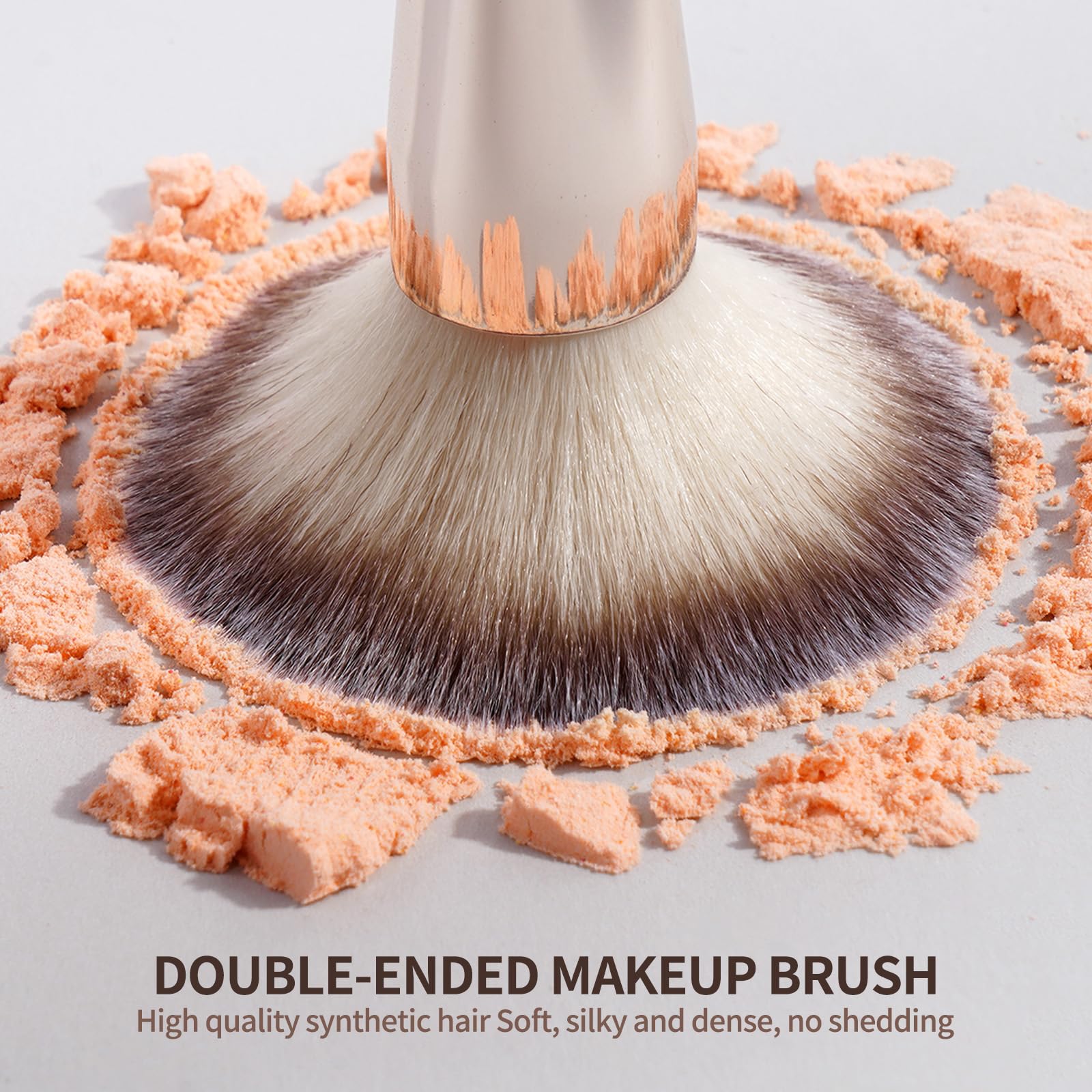 MAANGE foundation brush ideal for liquid foundation application and blending steps.