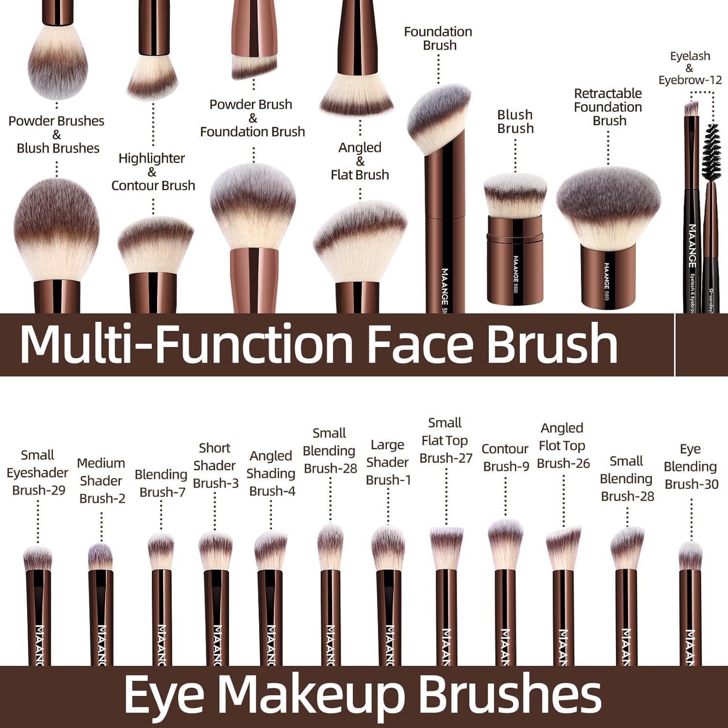 MAANGE foundation brush applying liquid foundation for smooth coverage