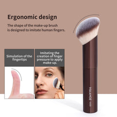 MAANGE foundation brush with soft bristles for seamless application.