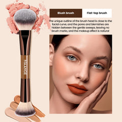 MAANGE powder and blush brush with soft bristles for natural finishes.