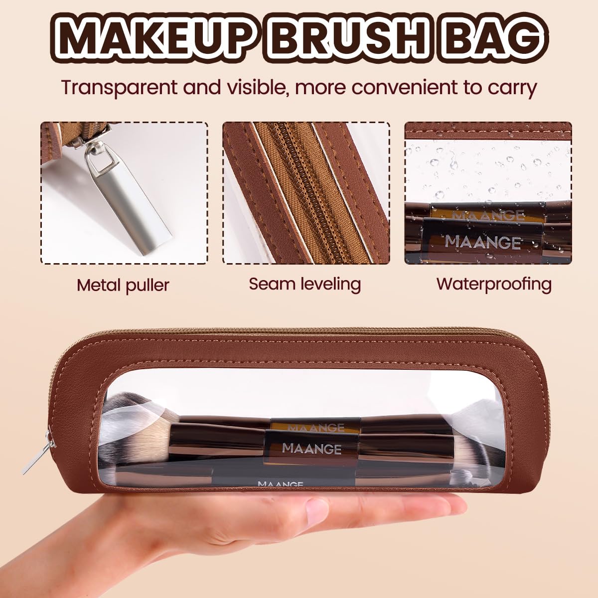MAANGE precision eye brushes for versatile looks and HD makeup results.