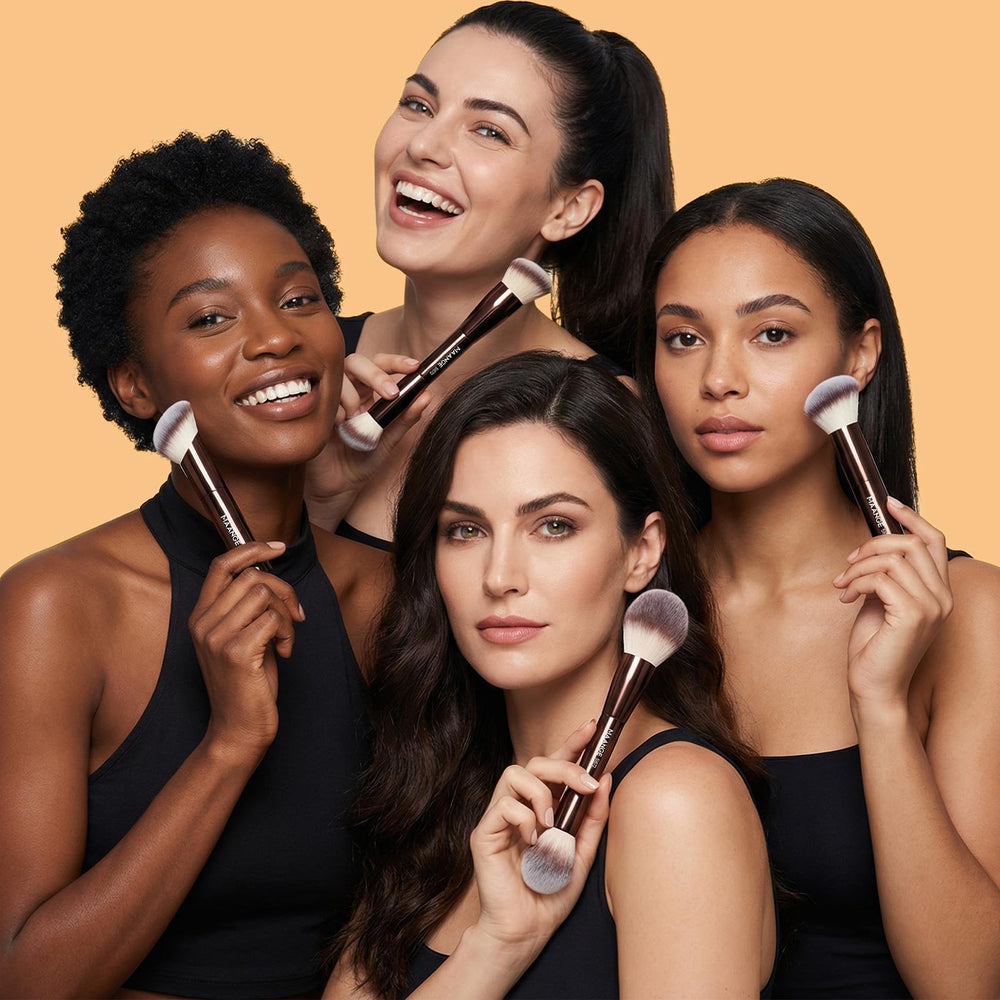 MAANGE soft, high-density bristles minimize shedding for confident makeup application.