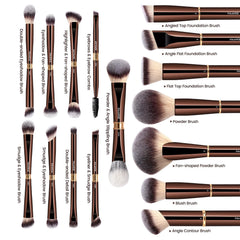 MAANGE travel drawstring pouch keeps brushes organized on the go.