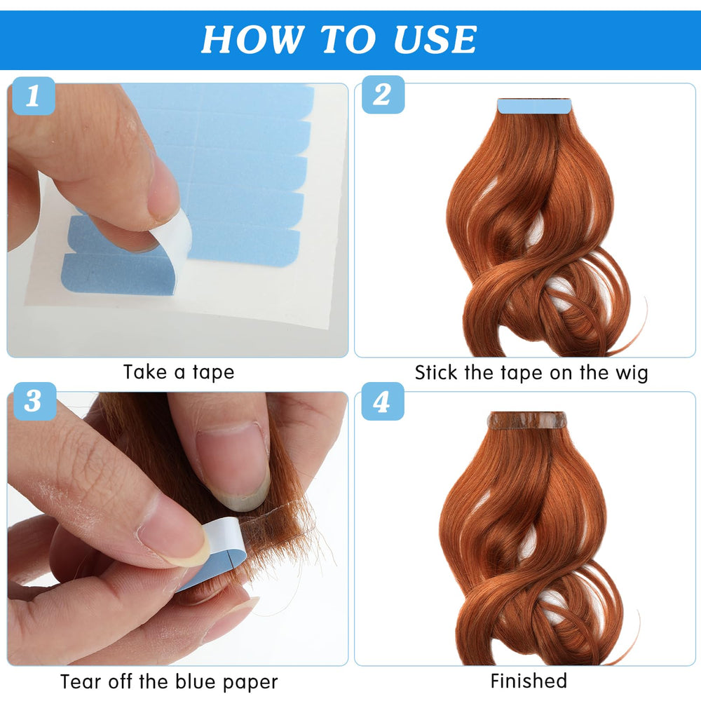 Mabor sweat-proof adhesive tape helps extensions stay in place