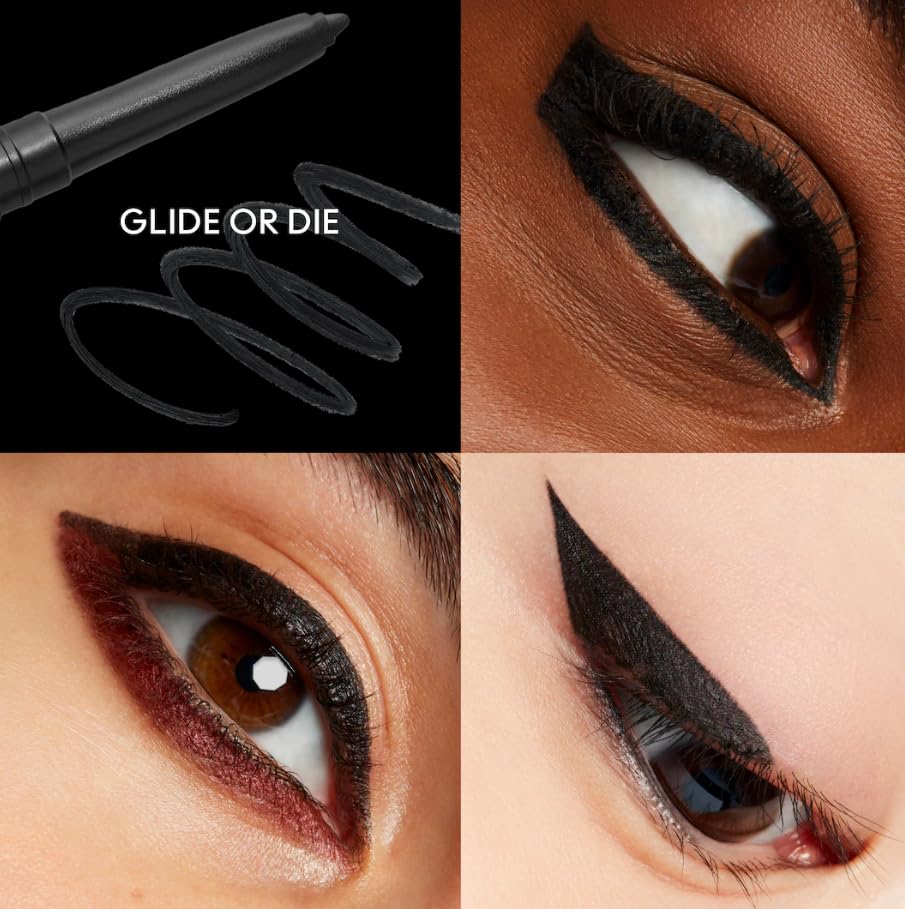 MAC Colour Excess delineador gel Glide Or Die, aplicación precisa para párpados.