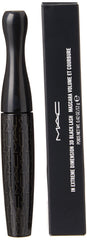 MAC Extreme Dimension 3D Lash wand application demonstrates root-to-tip lift