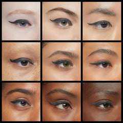 MAC Fluidline Blacktrack with brush-action for foolproof dip-and-stroke application.