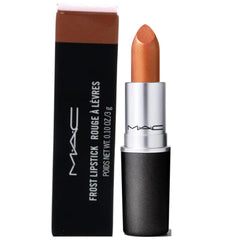 MAC Frost Lipstick Bronze Shimmer cap close-up showing premium pearl sheen