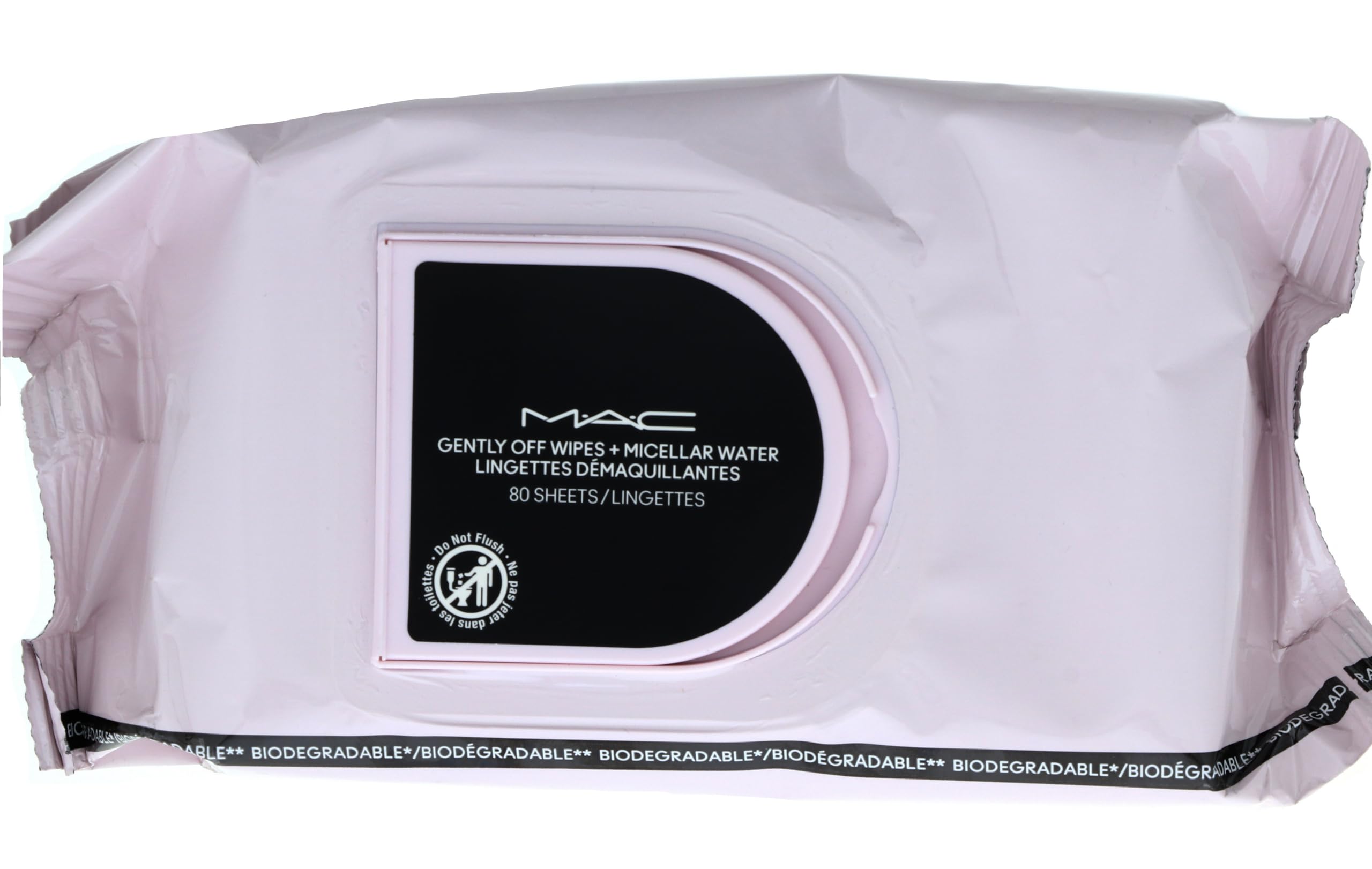 MAC Gently Off Wipes oversized sheets for gentle makeup removal on the go