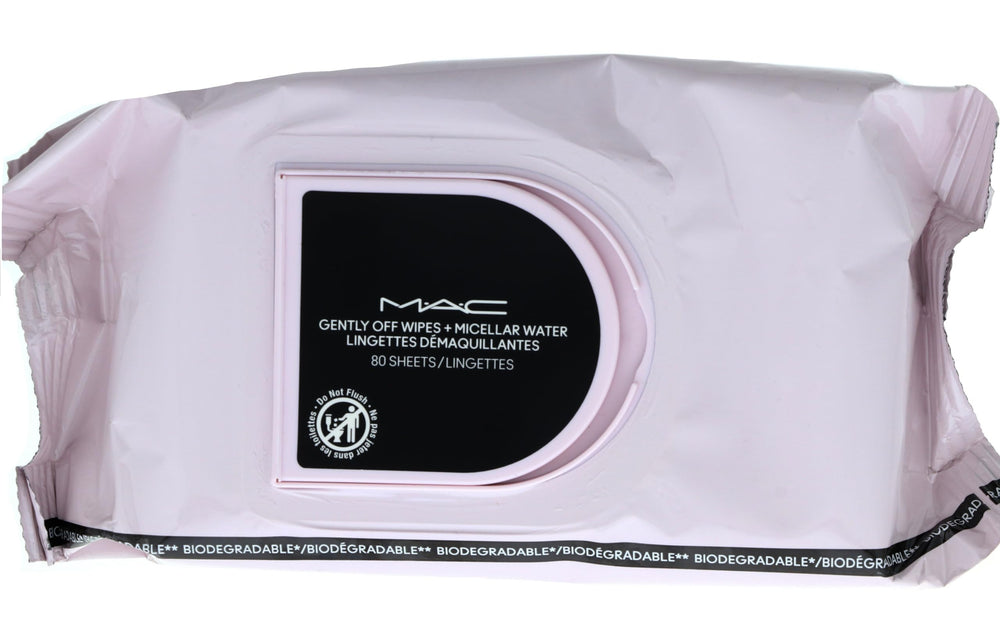 MAC Gently Off Wipes oversized sheets for gentle makeup removal on the go