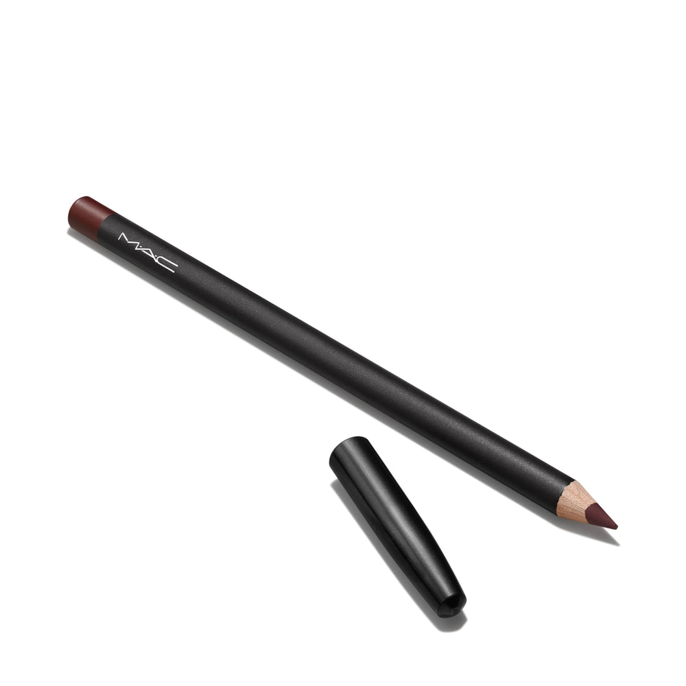 MAC Lip Pencil Root For Me! closeup showing precise lip lining for defined edges
