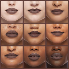 MAC Lip Pencil Spice application close-up highlights precise lip lining.