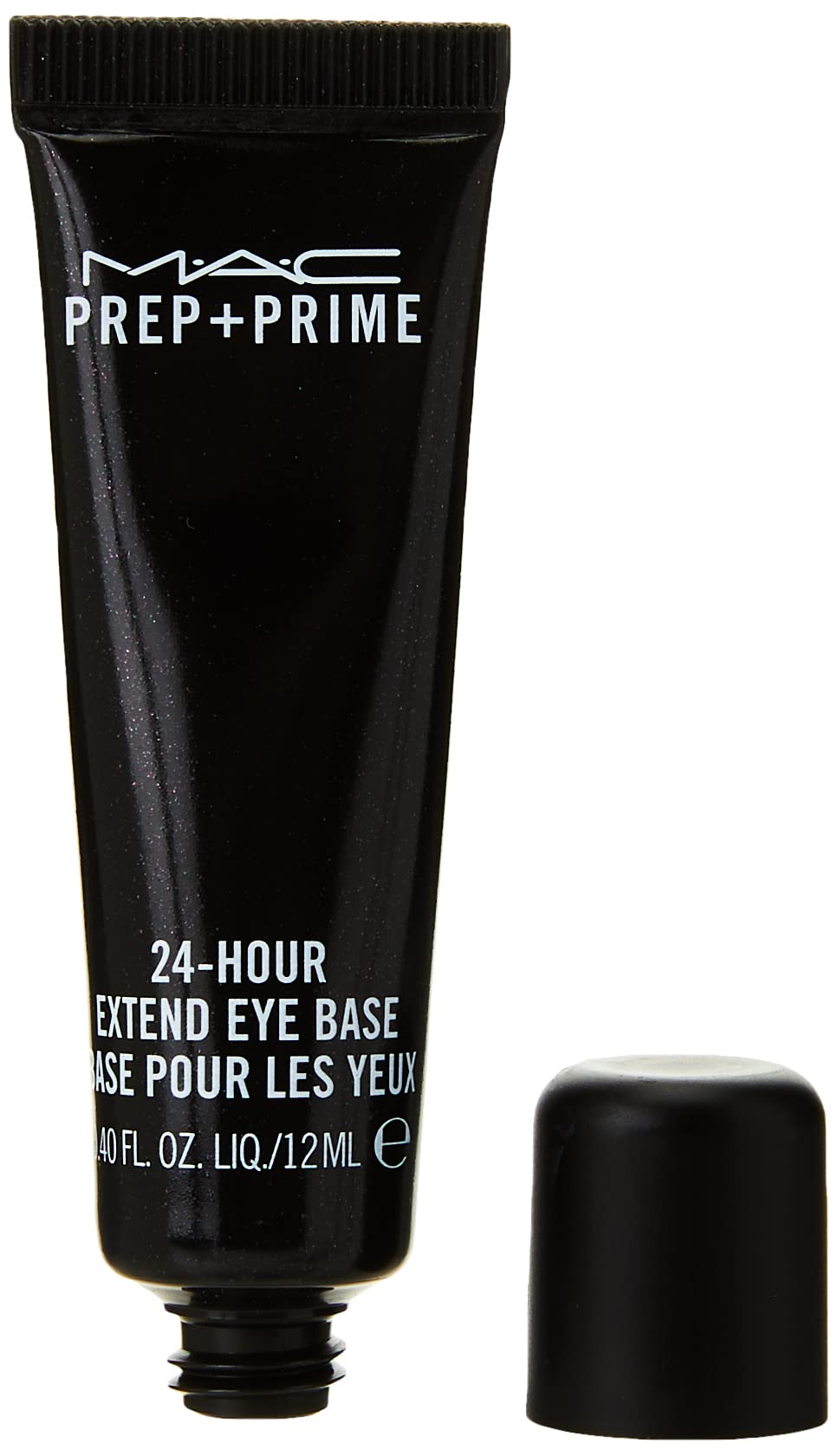 MAC Prep + Prime applied with eyeshadow shows enhanced color and crease resistance.