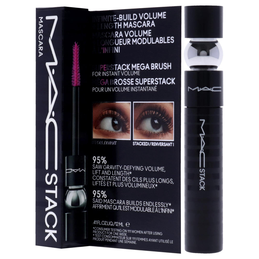 MAC Stack Mascara enables infinitely stackable looks for personalized lash drama.