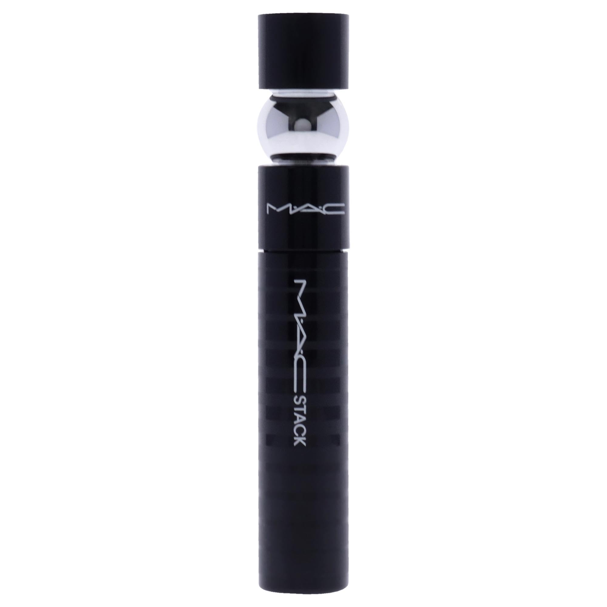MAC Stack Mascara demonstrates volume and length with multiple layers on natural lashes.