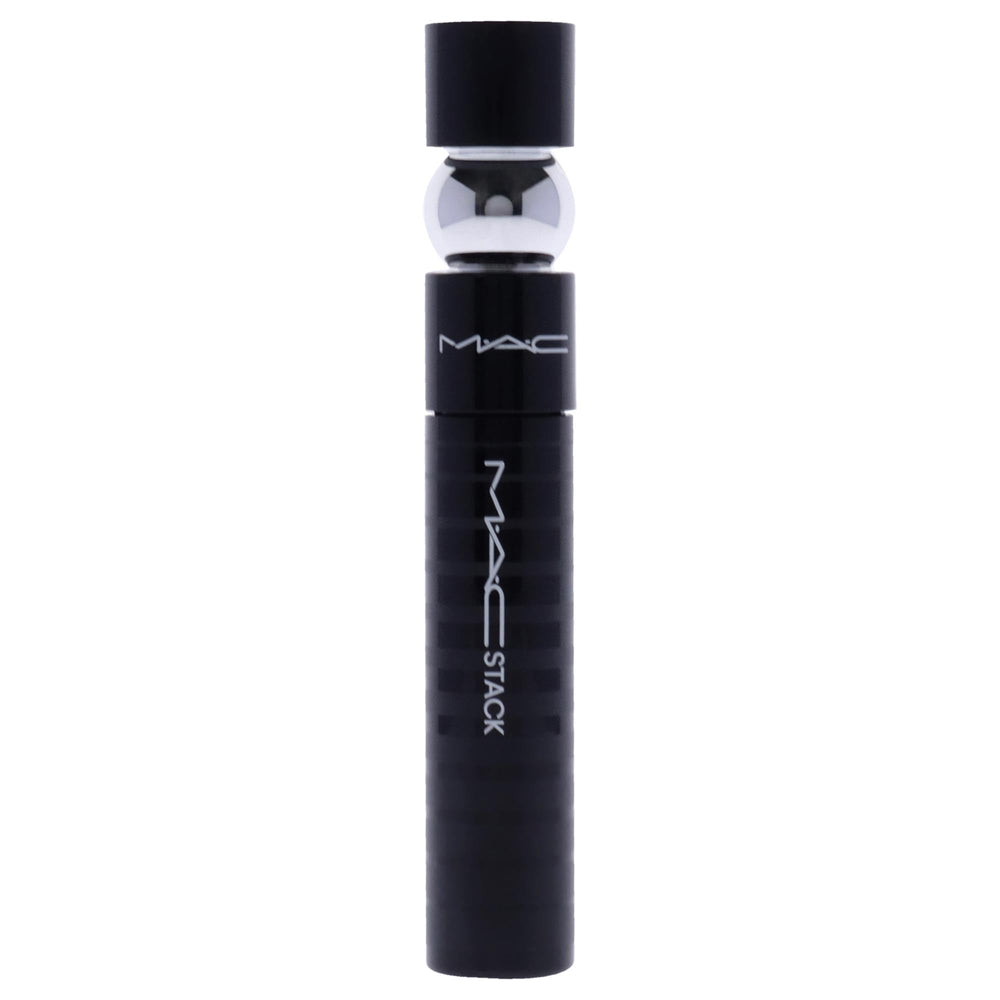 MAC Stack Mascara demonstrates volume and length with multiple layers on natural lashes.