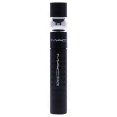 MAC Stack Mascara demonstrates volume and length with multiple layers on natural lashes.