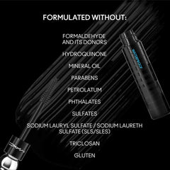 MAC Stack lashes length and separation after application.
