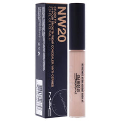 Close-up of MAC Studio Fix concealer texture for a natural finish