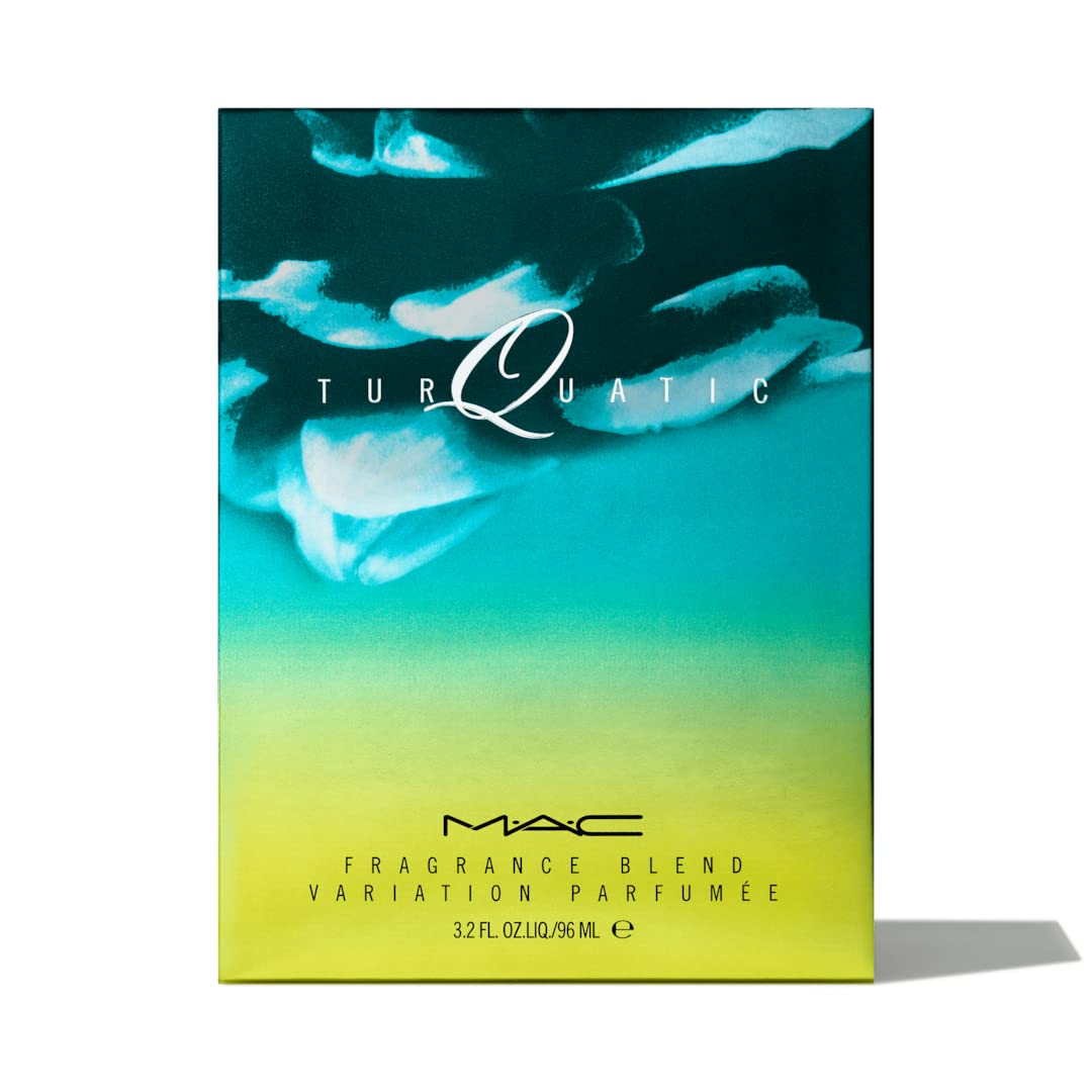 MAC Turquatic Jumbo pour demonstrates easy spray for all-day oceanic allure