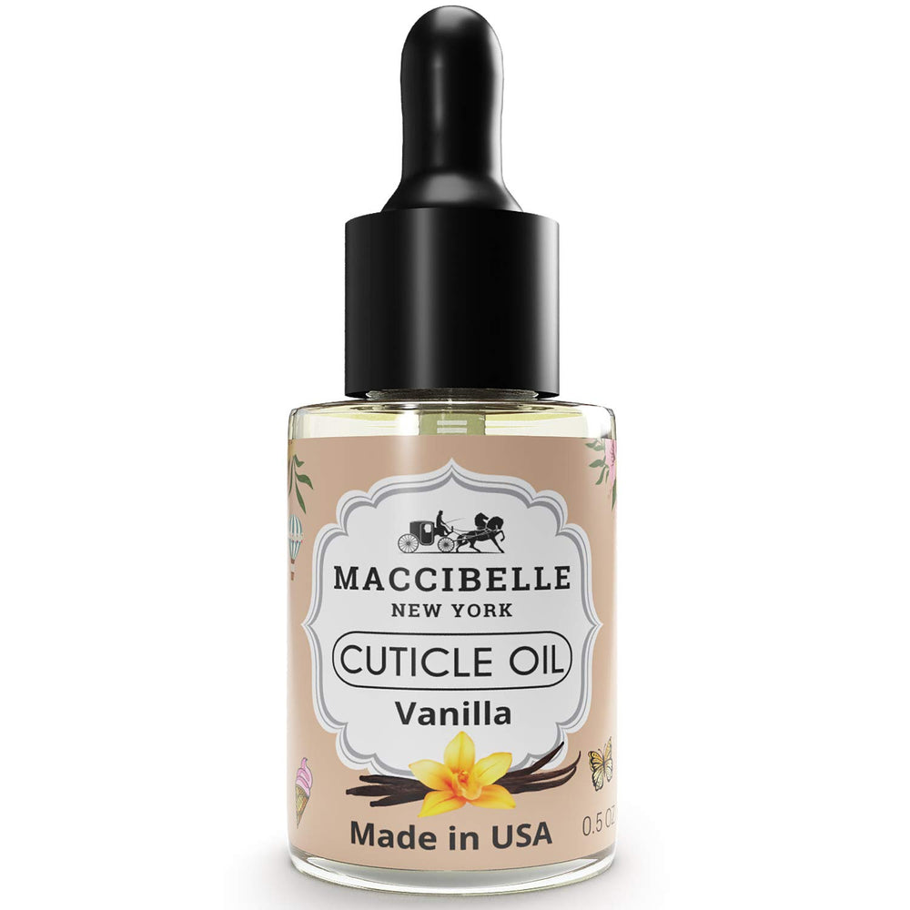Maccibelle aceite de cutículas con gotero para aplicación higiénica y precisa