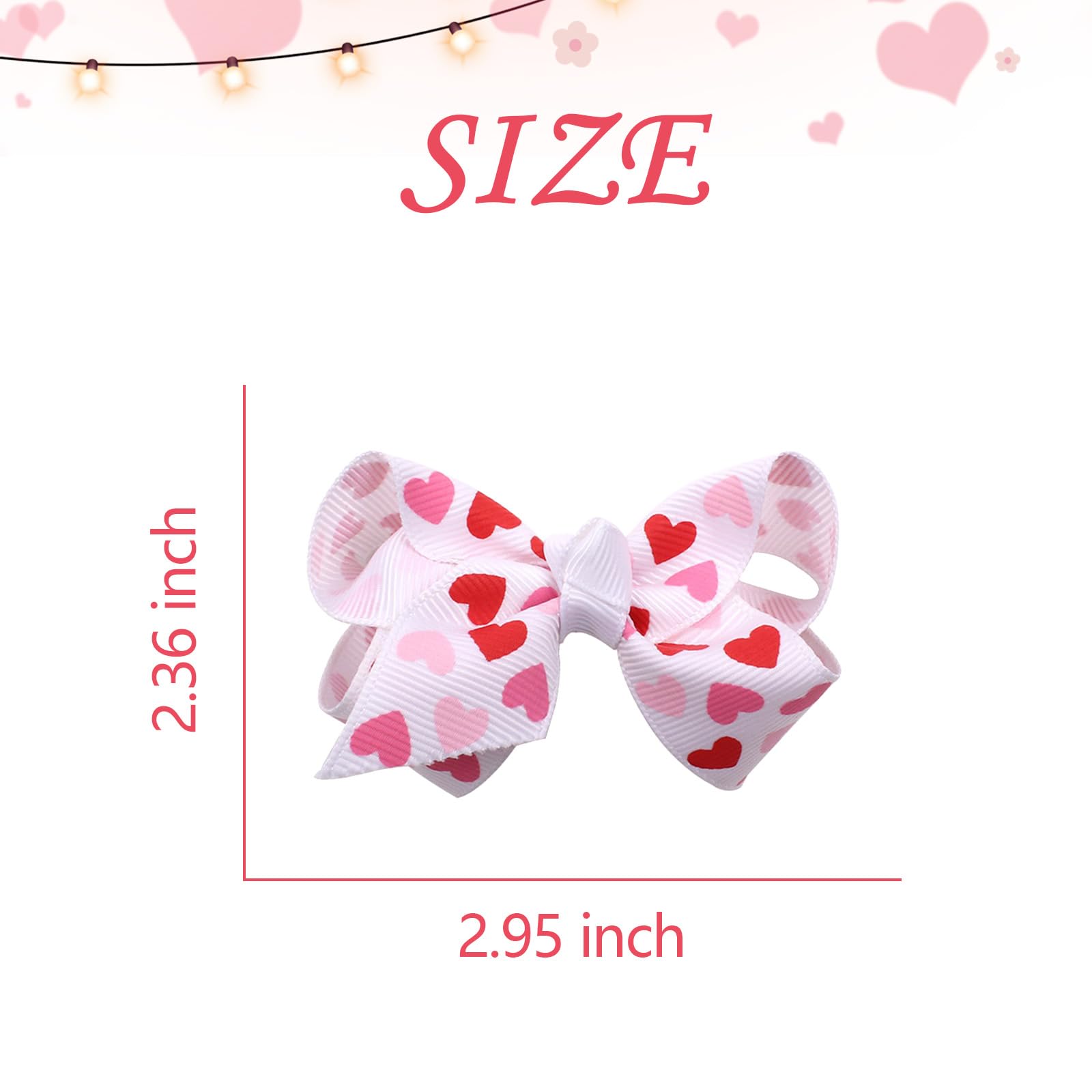 Macute clip-pelo-corazon-rosa-detalle ribete, fijación estable para peinados diarios.