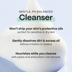 Mad Hippie Cream Cleanser 2-Pack texture close-up shows non-foaming cream formula.