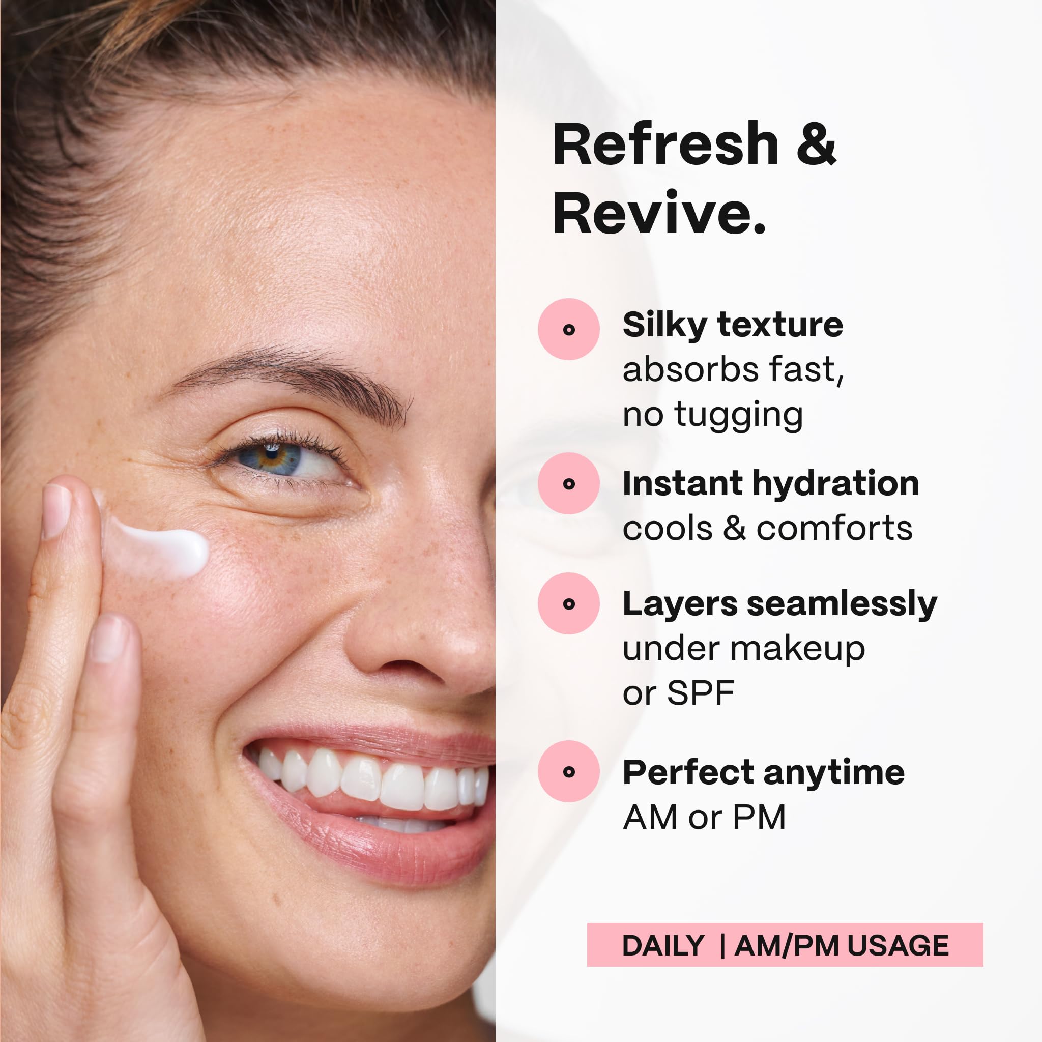 Caféina en Mad Hippie Eye Cream para una mirada más despierta