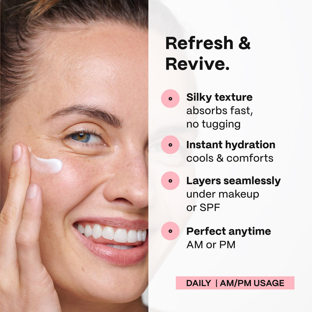 Caféina en Mad Hippie Eye Cream para una mirada más despierta