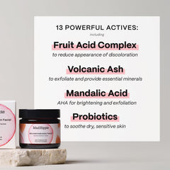 Mad Hippie MicroDermabrasion Facial Scrub mandelic acid refines pores and tone.