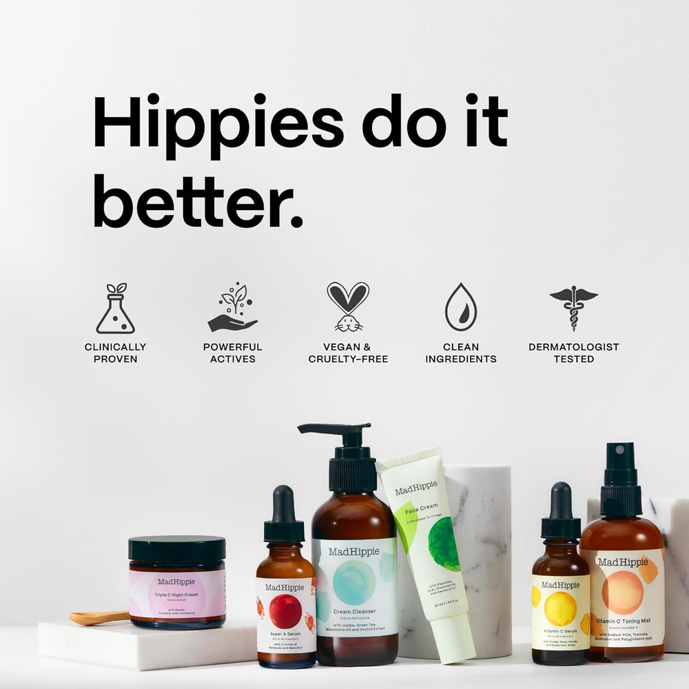 Mad Hippie Triple C Night Cream supports even skin tone
