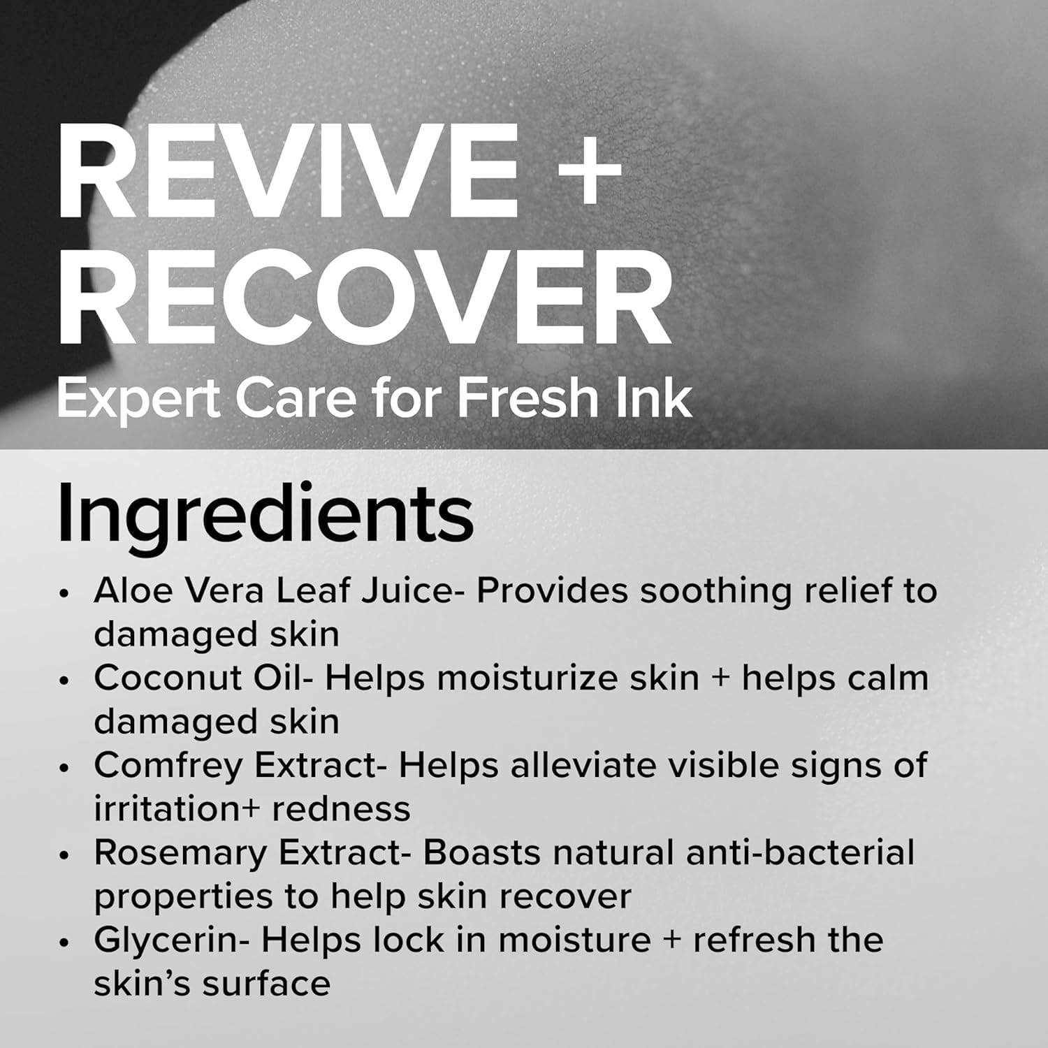 Mad Rabbit aftercare kit packaging highlights clean ingredients and vegan formulas