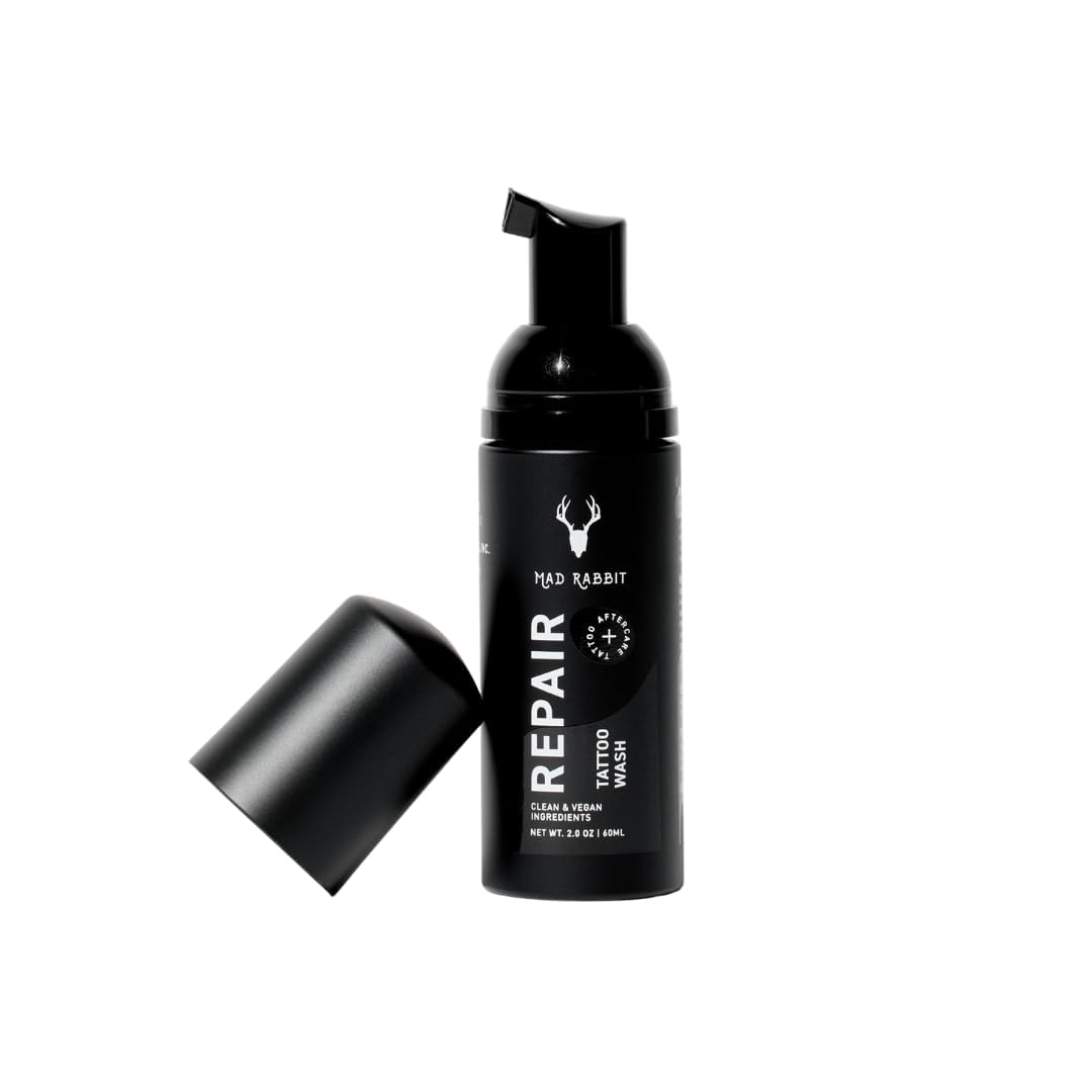 Mad Rabbit Jabon Cuidado Tatuaje - botella suave para limpieza sin fragancia