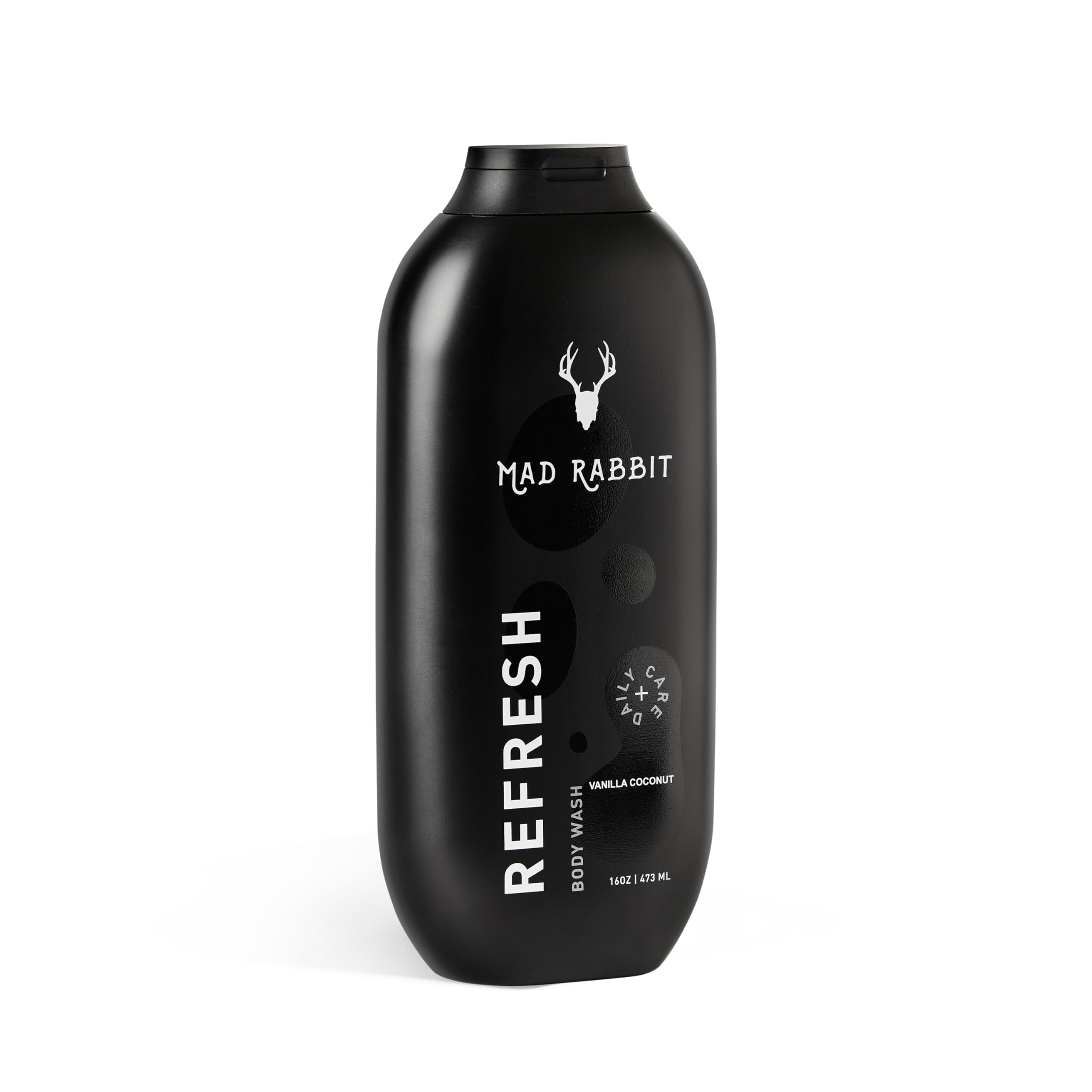Mad Rabbit Refresh, botella de cuerpo, cuidado suave para piel y tatuajes.