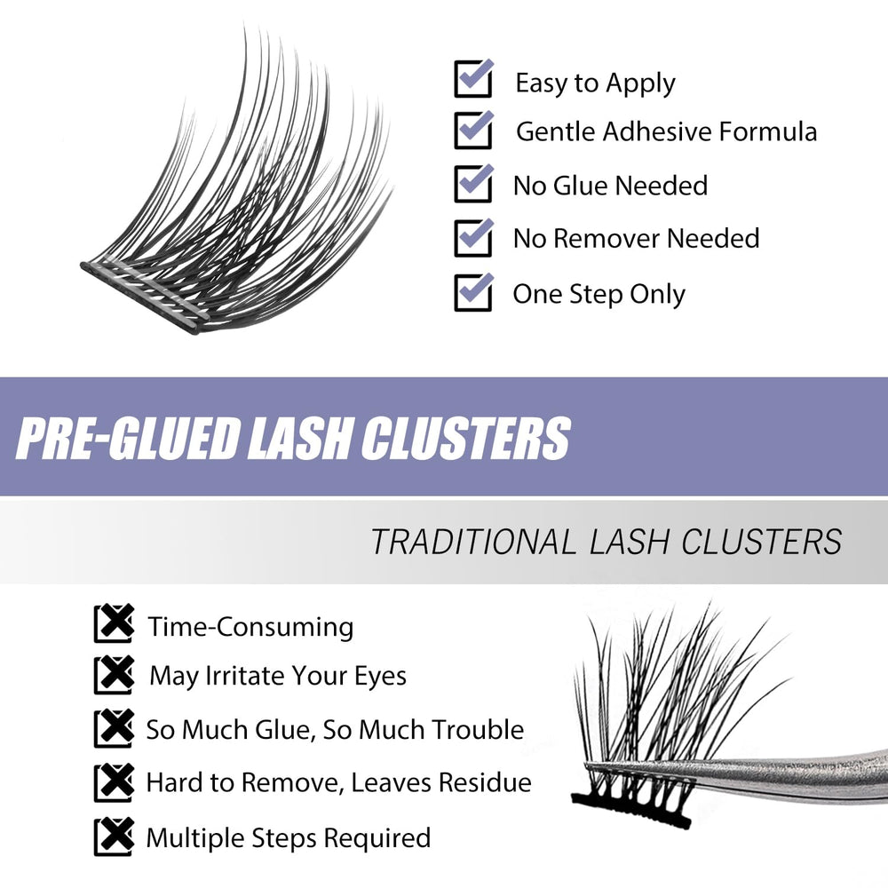 Madam Fifi lashes provide a strong hold through sweat and long wear.