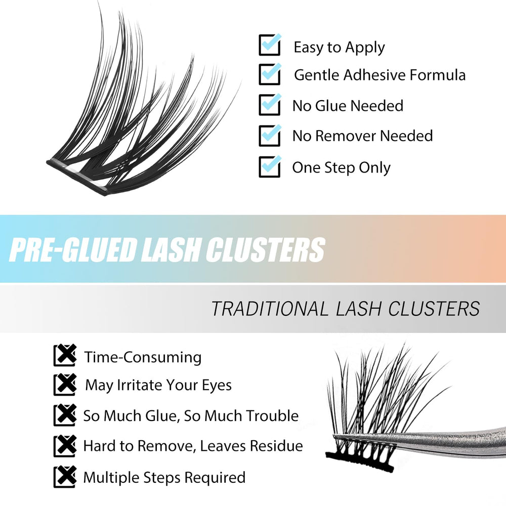 Madam Fifi no-glue lashes deliver instant application without mess.