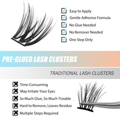 Madam Fifi no-glue lashes deliver instant application without mess.