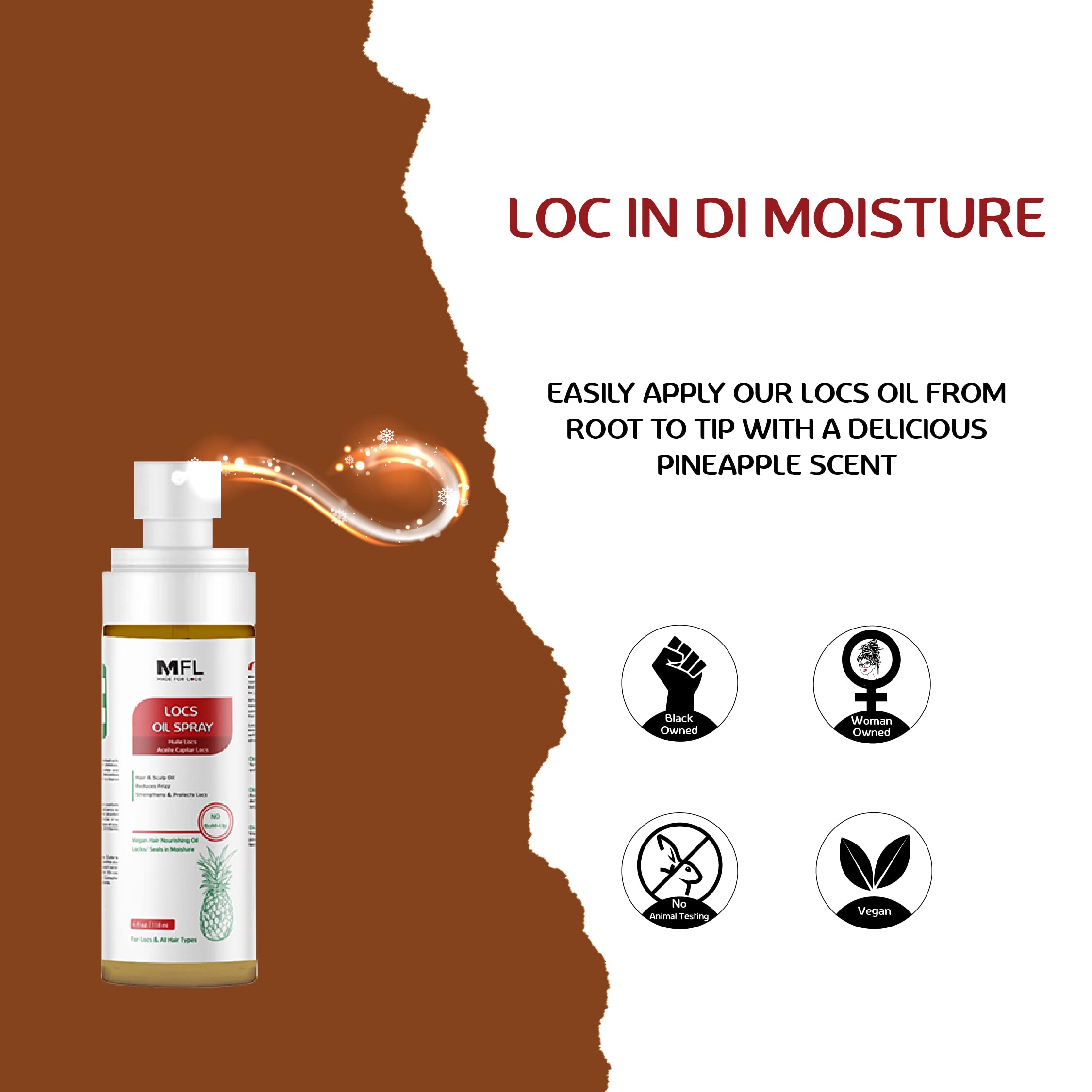 Made For Locs: spray ligero listo para usar entre lavados.