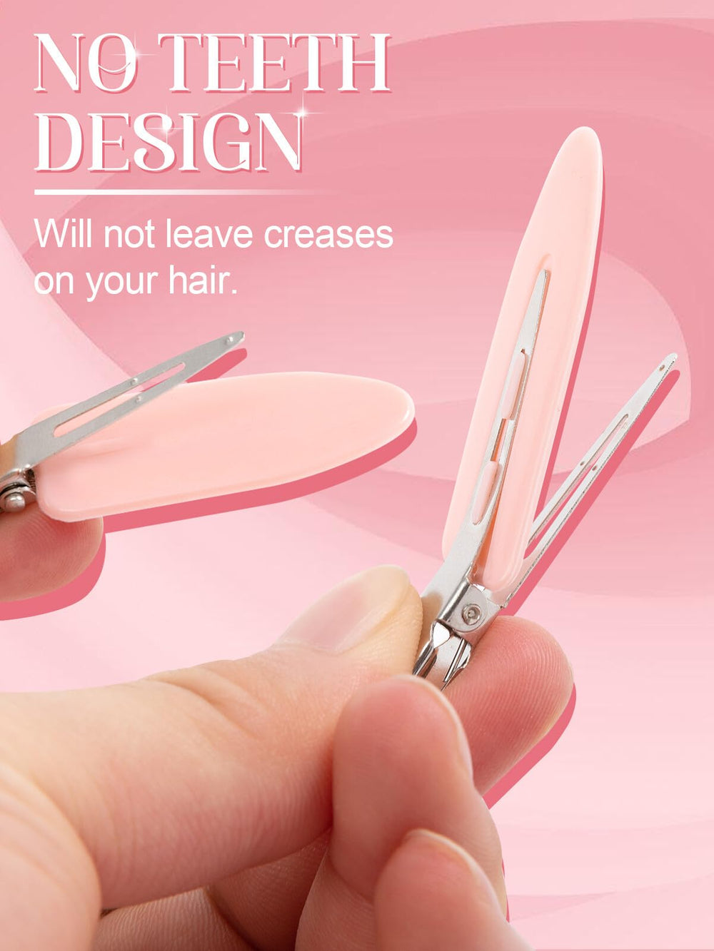 MADHOLLY bangs styling clip for quick, crease-free looks.