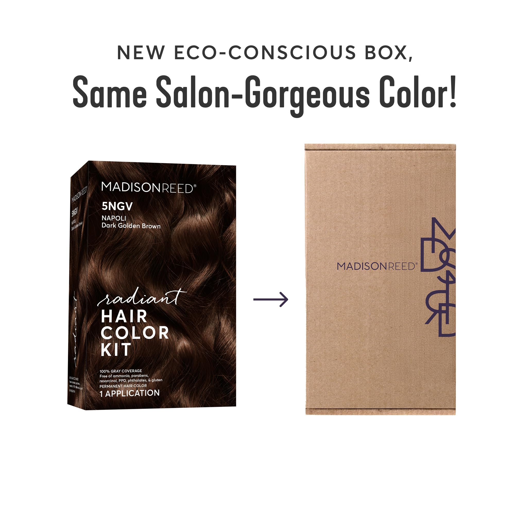 Madison Reed color cream application demonstrates easy at-home usage