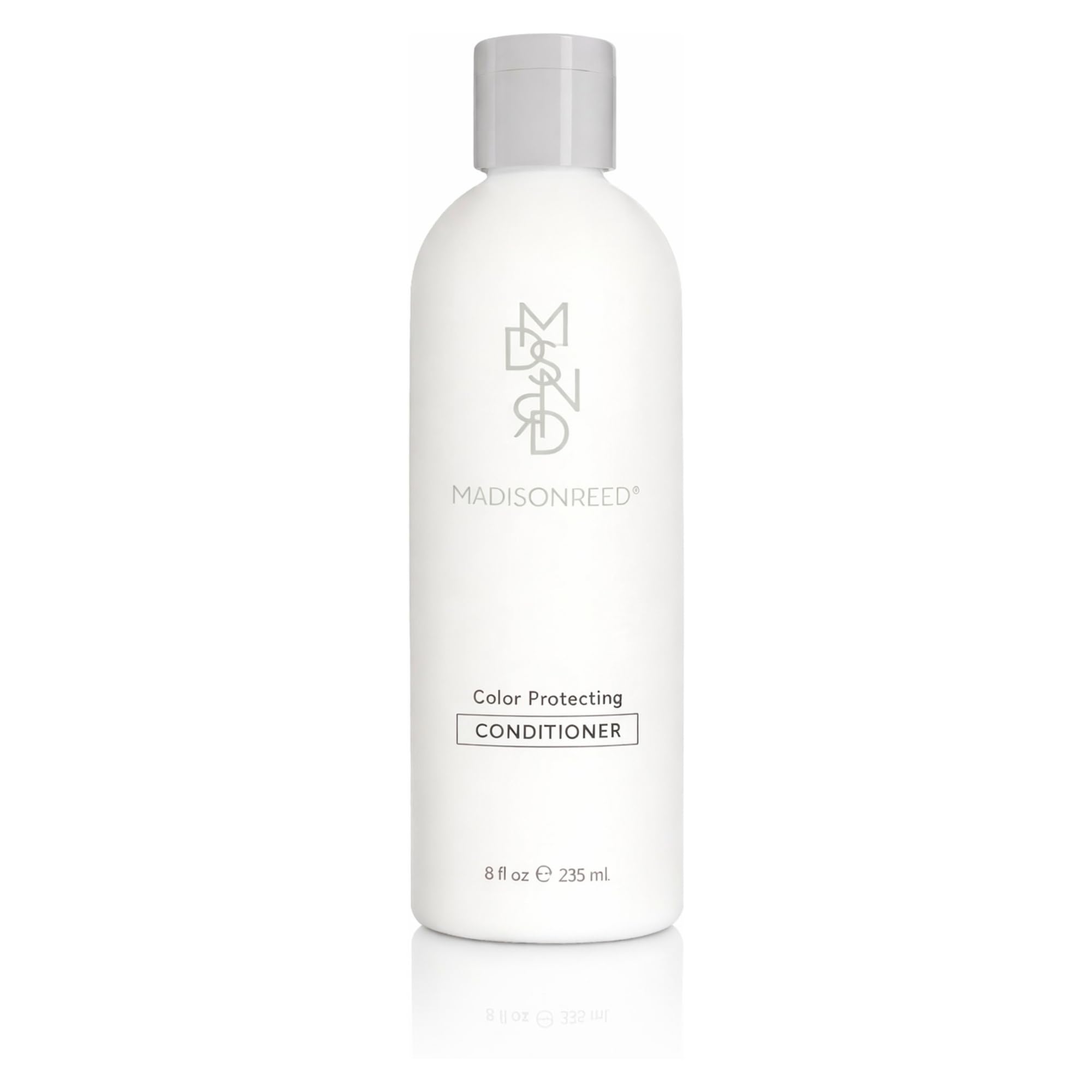 Madison Reed Color Protecting Conditioner bottle demonstrates color retention and shine