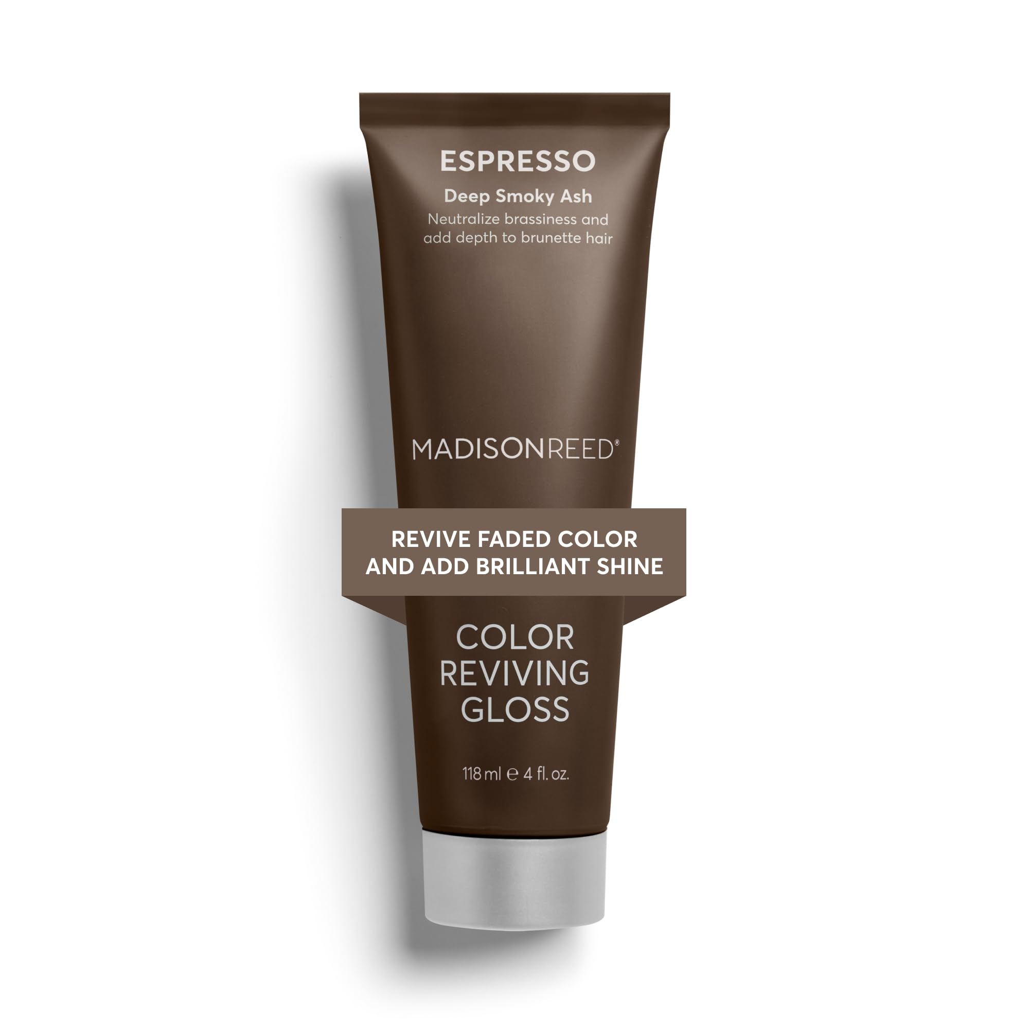 Madison Reed Color Reviving Gloss Espresso bottle refreshes brown tones and adds shine.